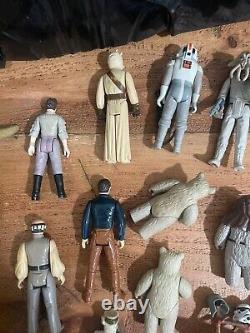 Nice Vintage Kenner STAR WARS LOT 40+ Figures Cases Accessories Misc Items