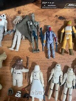 Nice Vintage Kenner STAR WARS LOT 40+ Figures Cases Accessories Misc Items