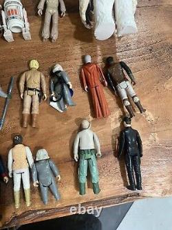 Nice Vintage Kenner STAR WARS LOT 40+ Figures Cases Accessories Misc Items