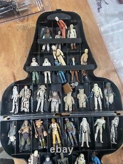 Nice Vintage Kenner STAR WARS LOT 40+ Figures Cases Accessories Misc Items