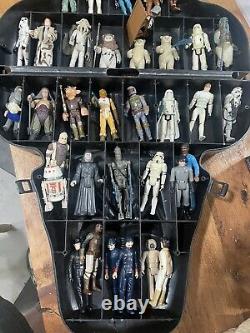 Nice Vintage Kenner STAR WARS LOT 40+ Figures Cases Accessories Misc Items