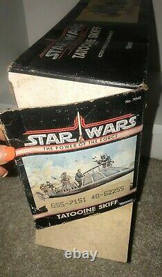 RARE! Star Wars Vintage Tatooine Desert Skiff Kenner Box Only! 1984 ROTJ POTF