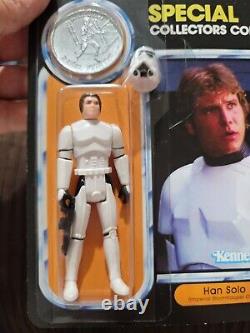 REPRODUCTION Vintage Star Wars Luke Skywalker & Han Solo Stormtrooper STAN SOLO