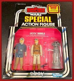 Rare! Special Offer Hoth Rebels 3 Pack Action Figure Set Vintage Star Wars
