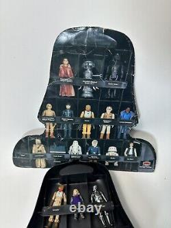 STAR WARS 1980 KENNER VINTAGE DARTH VADER CARRYING CASE With FIGURES AND INSERT