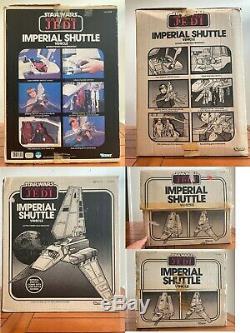 STAR WARS ROTJ IMPERIAL SHUTTLE COMPLETE With BOX 1984 VINTAGE KENNER