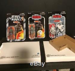 STAR WARS The Vintage Collection Slave 1 / Boba Fett lot with mailer boxes