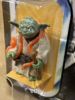 STAR WARS Yoda Empire Strikes Back Vintage Recarded Original Action Figure 41Bk