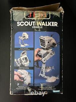 Scout Walker AT-ST WithBox Star Wars Return of the Jedi ROTJ Vintage 1983 Kenner