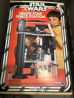 Star Wars 1977 Vintage Kenner Death Star Space Station Playset AS IS