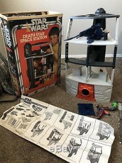 Star Wars 1977 Vintage Kenner Death Star Space Station Playset AS IS