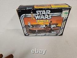 Star Wars 1979 Landspeeder With Box Snd Figures From Kenner