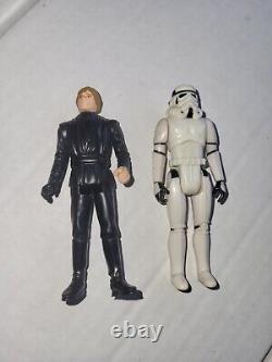 Star Wars 7 Action Figures Vintage Lot Kenner Jedi Luke Skywalker Stormtrooper
