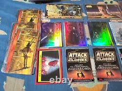 Star Wars CCG Collectible Card Lot Topps Vintage Modern Mix Yoda Luke Leia Vader