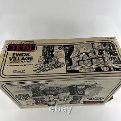 Star Wars Ewok Village Action Playset ROTJ 1983 Vintage Kenner Incomplete w Box