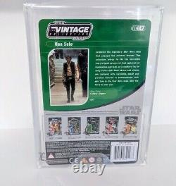 Star Wars Han Solo (Yavin Ceremony) Vintage Collection VC42 Unpunched AFA 8.5