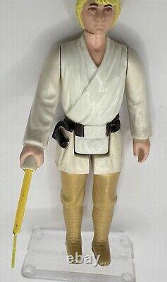 Star Wars Luke Skywalker Farmboy Figure Vintage 1977 Kenner Complete Blond C8
