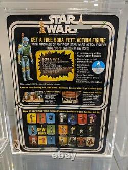Star Wars R5d4 20 back AFA 70, 75, 85 moc Boba Fett offer Kenner 1978 vintage