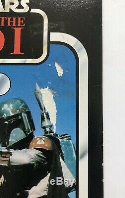 Star Wars ROTJ 1983 Boba Fett 77 Back Vtg Kenner Unpunched MOC