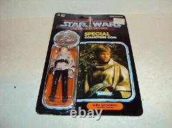 Star Wars Rotj Potf Luke Skywalker Poncho 92 Back Last 17 Vintage Moc Unpunched