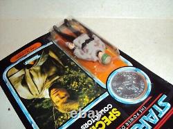 Star Wars Rotj Potf Luke Skywalker Poncho 92 Back Last 17 Vintage Moc Unpunched