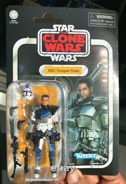 Star Wars The Vintage Collection Clone Wars Arc Trooper Fives VC172 New IN HAND