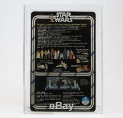 Star Wars VINYL CAPE JAWA Figure MOC, 12 Back A, Vintage, Kenner, AFA 90
