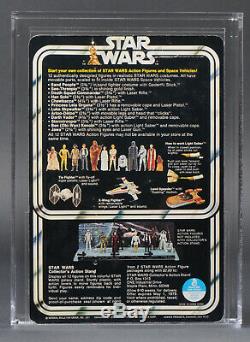 Star Wars Vintage 12 Back-A Luke Skywalker SKU AFA 85 (80/85/85) Unpunched MOC