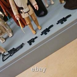 Star Wars Vintage 1977 First 12 Original Kenner Figure Lot with Case & Weapons