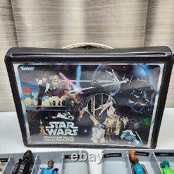 Star Wars Vintage 1977 Mini Action Figure Collector Case Figures, Some Accessory