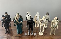 Star Wars Vintage Action Figure Lot of 10 Mixed years 1977-1984 Storm Trooper