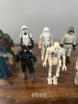 Star Wars Vintage Action Figure Lot of 10 Mixed years 1977-1984 Storm Trooper