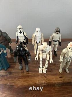 Star Wars Vintage Action Figure Lot of 10 Mixed years 1977-1984 Storm Trooper