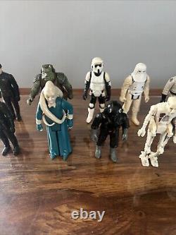 Star Wars Vintage Action Figure Lot of 10 Mixed years 1977-1984 Storm Trooper