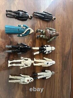 Star Wars Vintage Action Figure Lot of 10 Mixed years 1977-1984 Storm Trooper