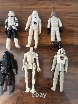 Star Wars Vintage Action Figure Lot of 10 Mixed years 1977-1984 Storm Trooper