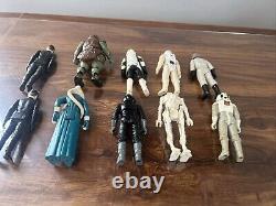 Star Wars Vintage Action Figure Lot of 10 Mixed years 1977-1984 Storm Trooper