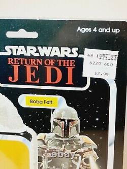 Star Wars Vintage Boba Fett ROTJ Cardback 65 Back Rare