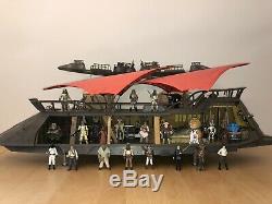 Star Wars Vintage Collection Jabba's Sail Barge Khetanna + 2 Skiffs & 32 Figures