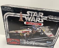 Star Wars Vintage Collection Luke Skywalker's X-Wing Starfighter New Box Damaged