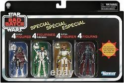 Star Wars Vintage Collection The Bad Batch 3.75 Special 4-pack Clone Troopers