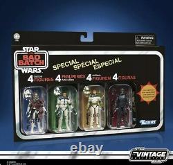 Star Wars Vintage Collection The Bad Batch Special 4-Pack Exclusive Preorder