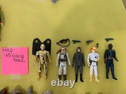 Star Wars Vintage Figure Lot FIRST 79 FIGURES 1977-1984 (Complete Collection)