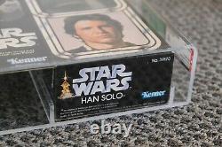 Star Wars Vintage Han Solo AFA 85 Graded MISB 1978 12 Inch Large Kenner Doll