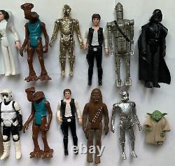 Star Wars Vintage Kenner Action Figures 1977-83 Lot of 22 Figures No Accessories