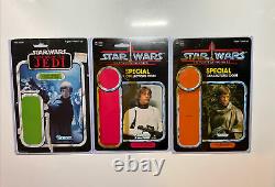 Star Wars Vintage Kenner Luke Skywalker 12 Back X-Wing Hoth Bespin Jedi POTF 17