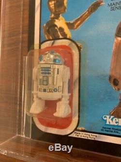 Star Wars Vintage Kenner R2-D2 ROTJ 77 Back AFA 80 CANADIAN Figure