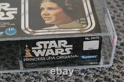 Star Wars Vintage Leia Organa AFA 85 Graded MISB 1978 12 Inch Large Kenner Doll