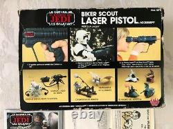 Star Wars Vintage Lili Ledy Bker Scout Pistol Laser MIB Grail Rare México