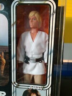 Star Wars Vintage Luke Skywalk AFA 80 Graded MISB 1978 12 Inch Large Kenner Doll